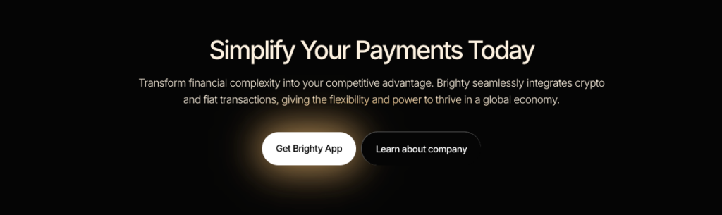Screenshot Of Brighty Card Review - Everyday Crypto Banking Simplified