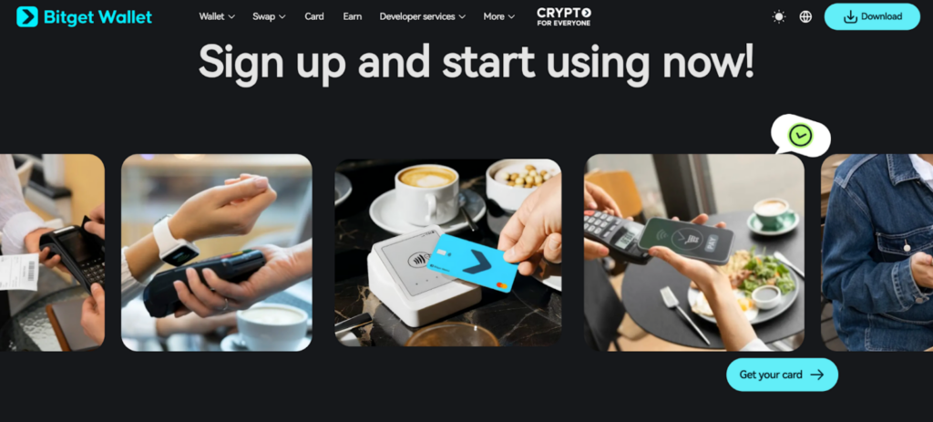 Screenshot Of Bitget Crypto Card Review - One Card, Full Ecosystem