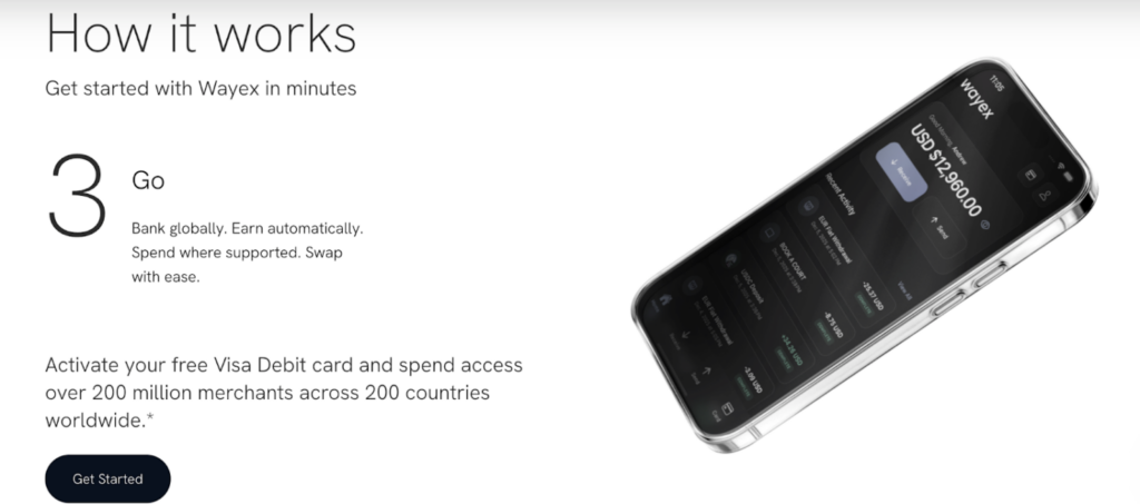 Screenshot Of Wayex Card Review - Spend Crypto Anywhere Now