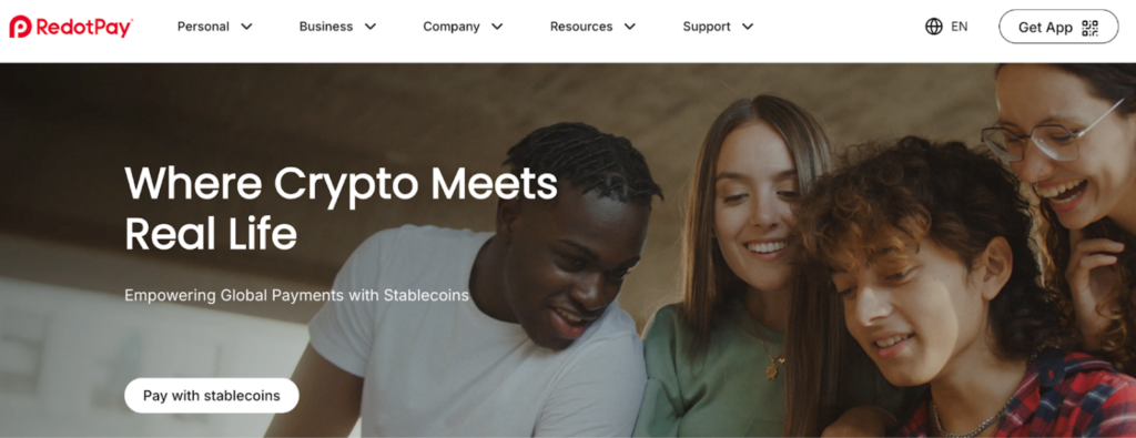 Screenshot Of Redotpay Card Review - Spend Crypto Anywhere Now