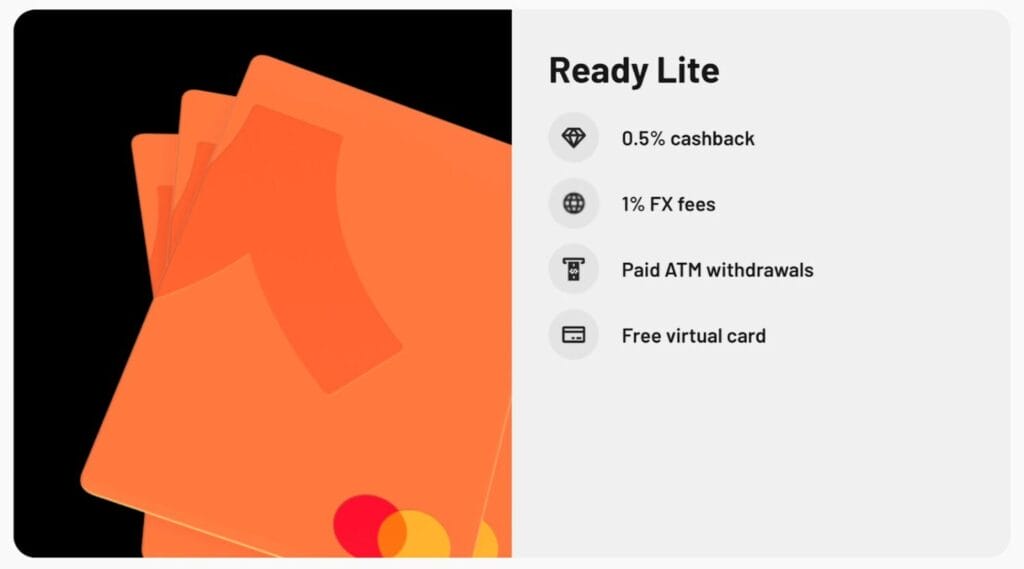 Screenshot Of Ready Crypto Card Review