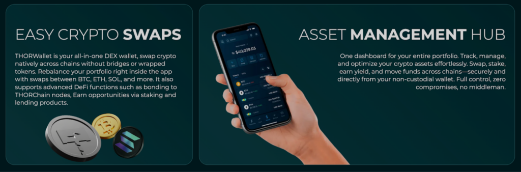 Screenshot Of Thorwallet Crypto Card Review