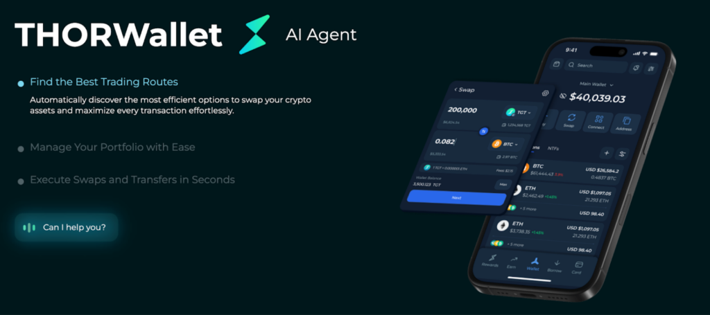 Screenshot Of Thorwallet Crypto Card Review