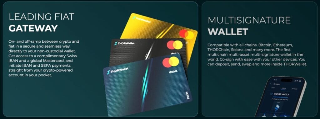 Screenshot Of Thorwallet Crypto Card Review