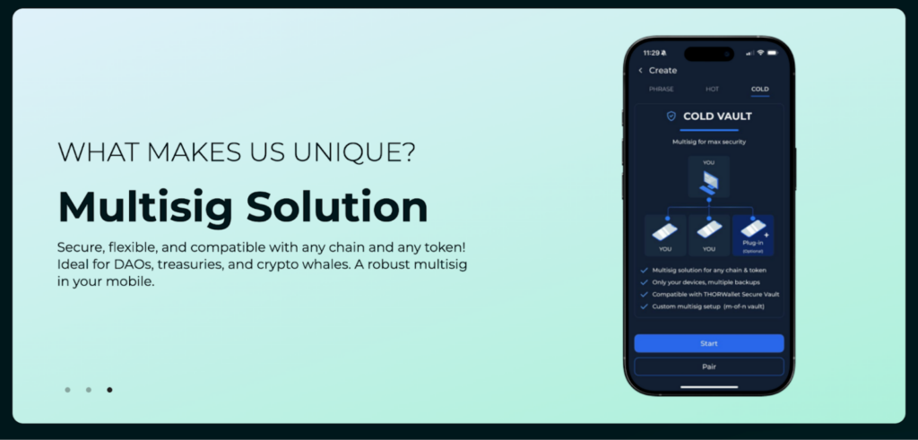 Screenshot Of Thorwallet Crypto Card Review