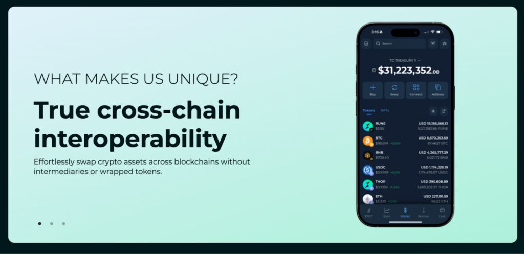 Screenshot Of Thorwallet Crypto Card Review