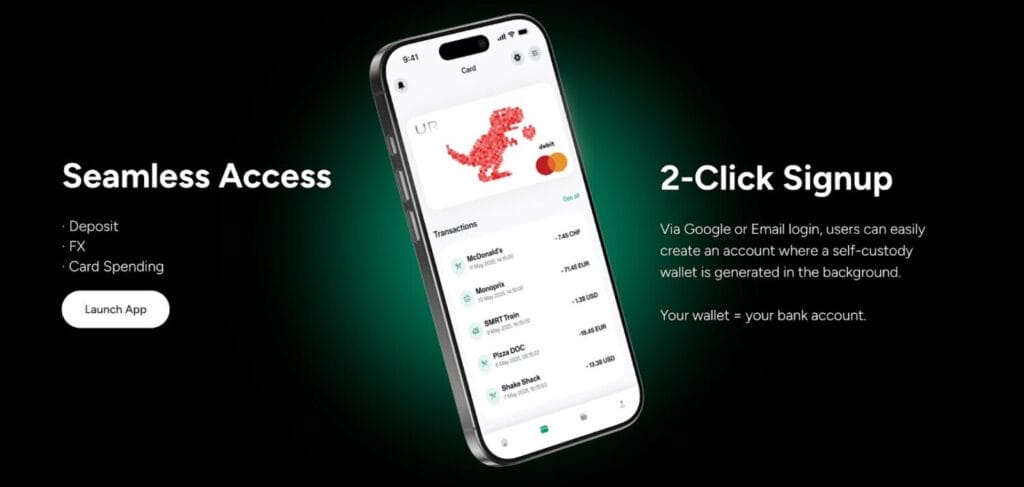 Screenshot Of Ur Crypto Card Review