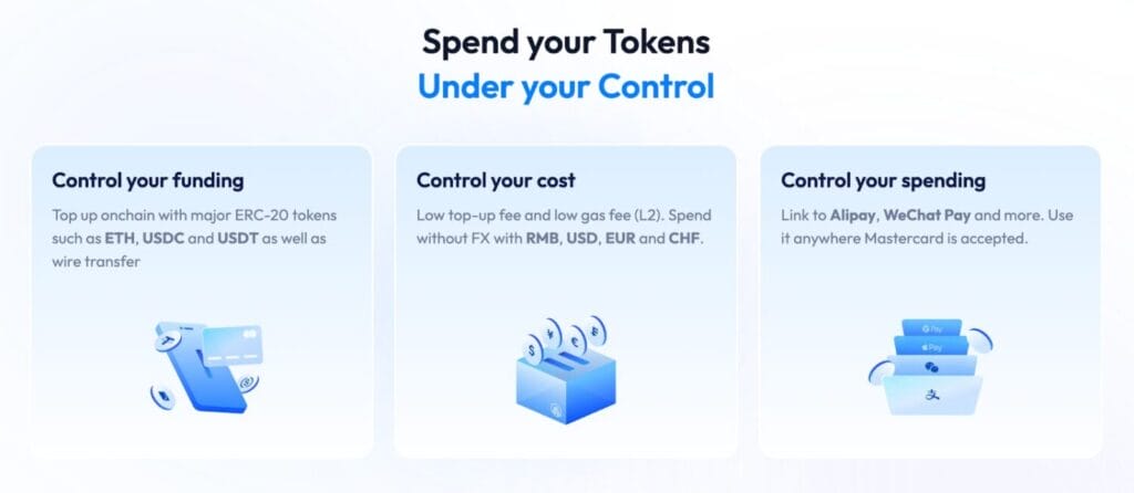 Screenshot Of Imtoken Crypto Card Review