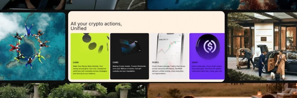 Screenshot Of Tria Card Review - Web3 Payments Made Simple Now