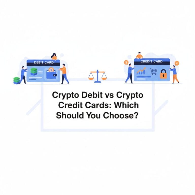 Screenshot Of How Crypto Cards Work - Credit Vs Debit