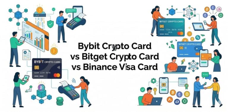 Screenshot Of Bybit Vs Bitget Vs Binance Crypto Card