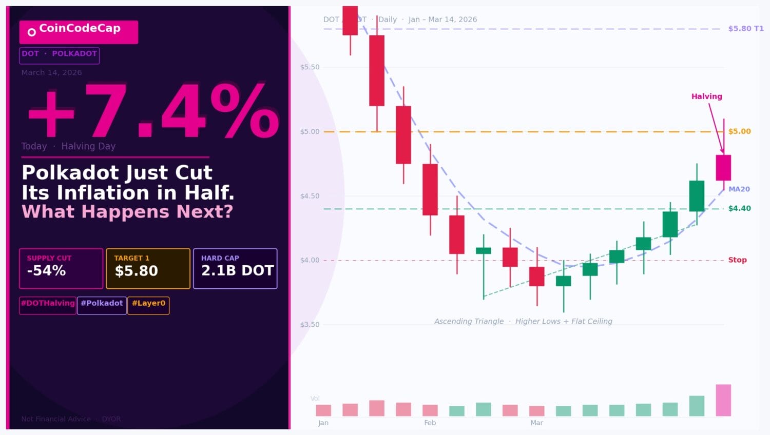 Polkadot Just Cut Its Inflation In Half