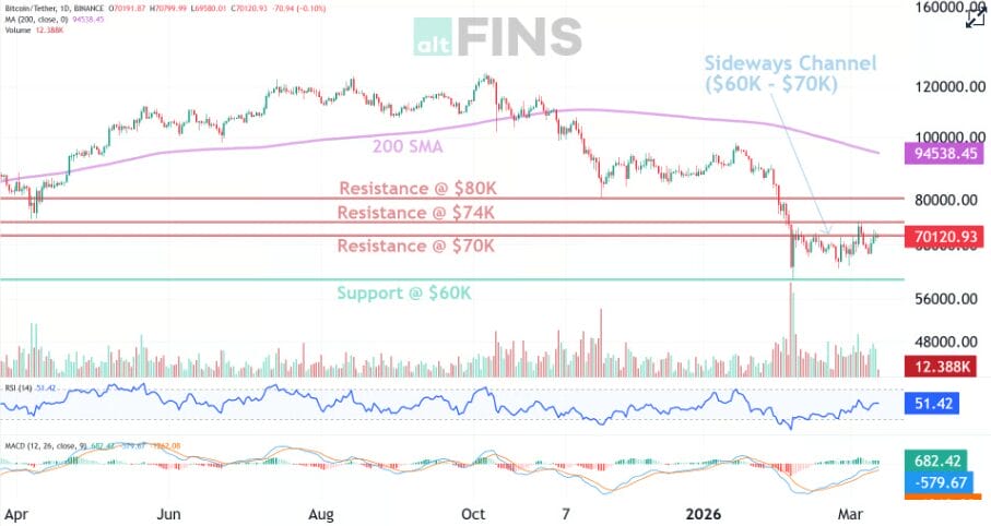 Bitcoin (Btc) Price Analysis — March 2026 Breakout Setup