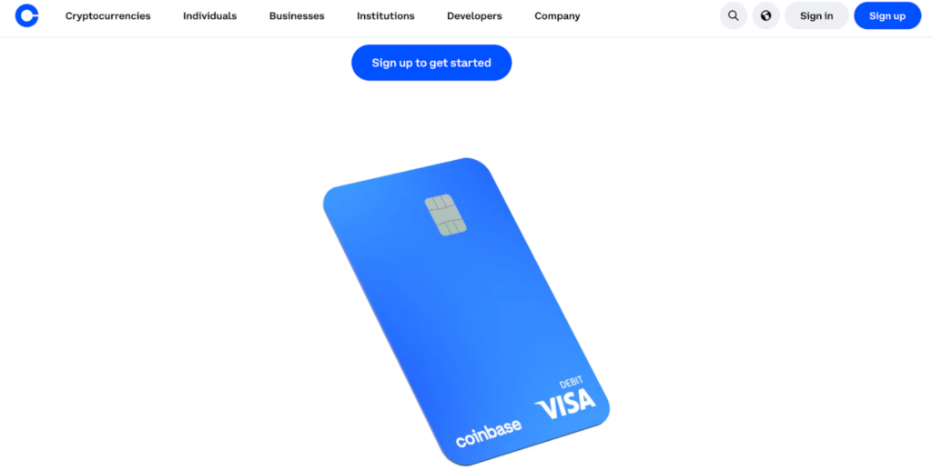 Screenshot Of Best 10 Exchange-Linked Crypto Cards