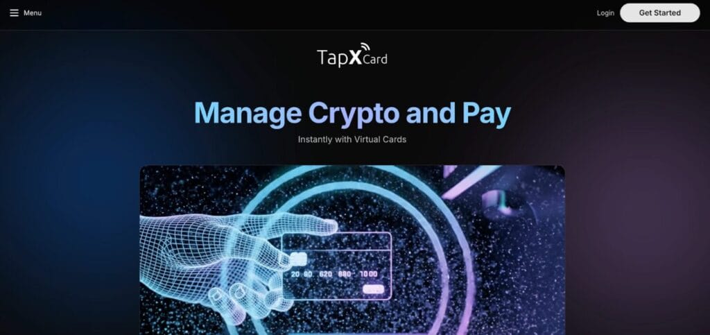 Screenshot Of Kast Ready Tapx Crypto Card Comparison