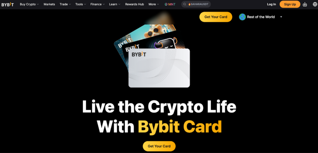 Screenshot Of List Of 30 Crypto Debit Cards - Ultimate Guide