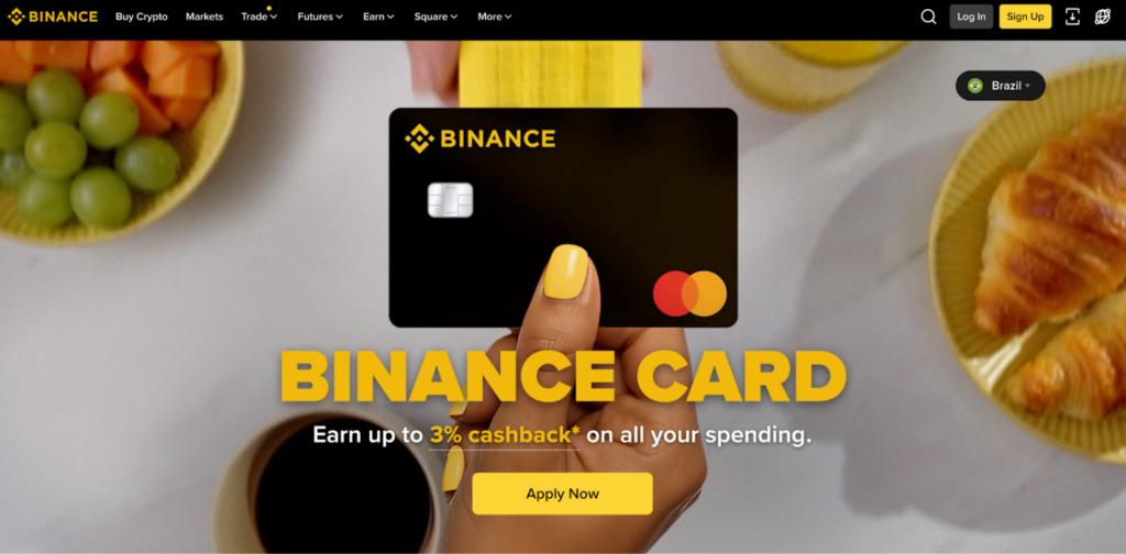 Screenshot Of List Of 30 Crypto Debit Cards - Ultimate Guide