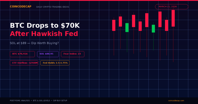 Bitcoin Crashes 5% After Fomc โ Is Solana At $89 The Smartest Dip Buy Right Now? 1 Bitcoin Crashes 5% After Fomc โ Is Solana At $89 The Smartest Dip Buy Right Now?