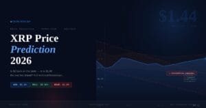 Xrp Price Prediction 2026: Is $2 Back On The Table — Or Is $1.00 The Real Test?