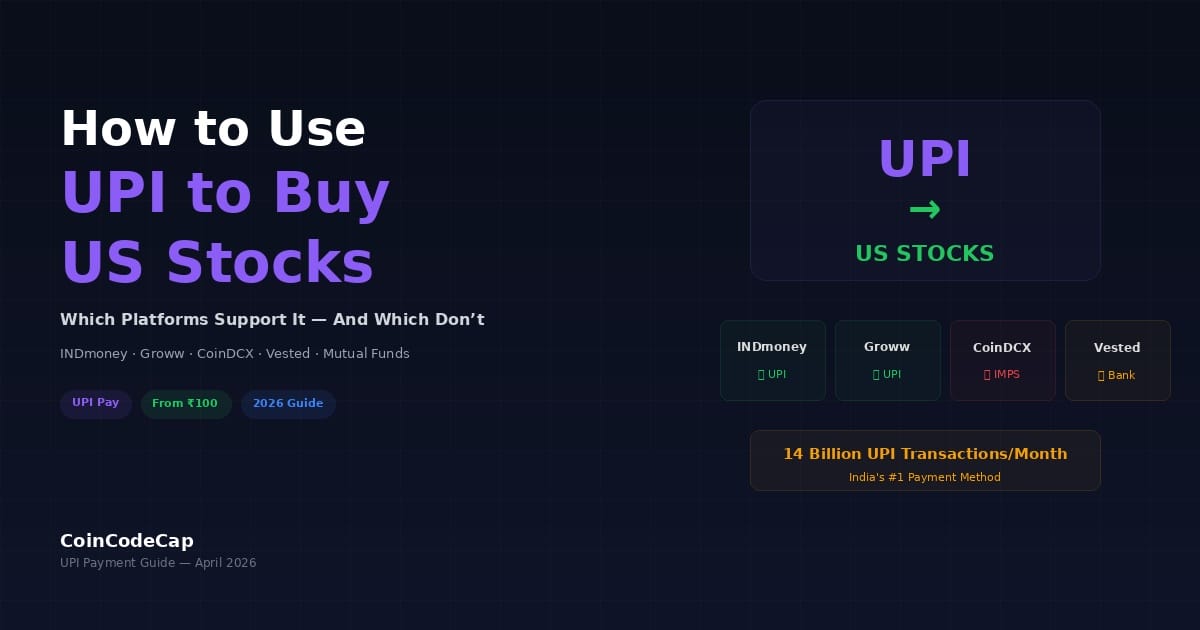 How to Use UPI to Buy US Stocks from India
