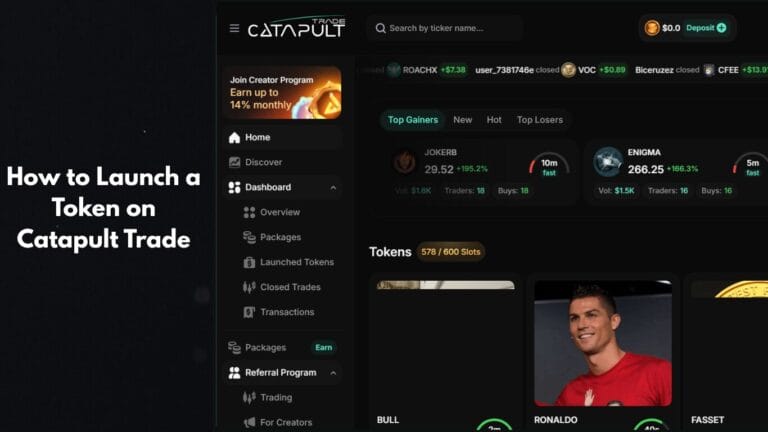 How To Launch A Token On Catapult Trade