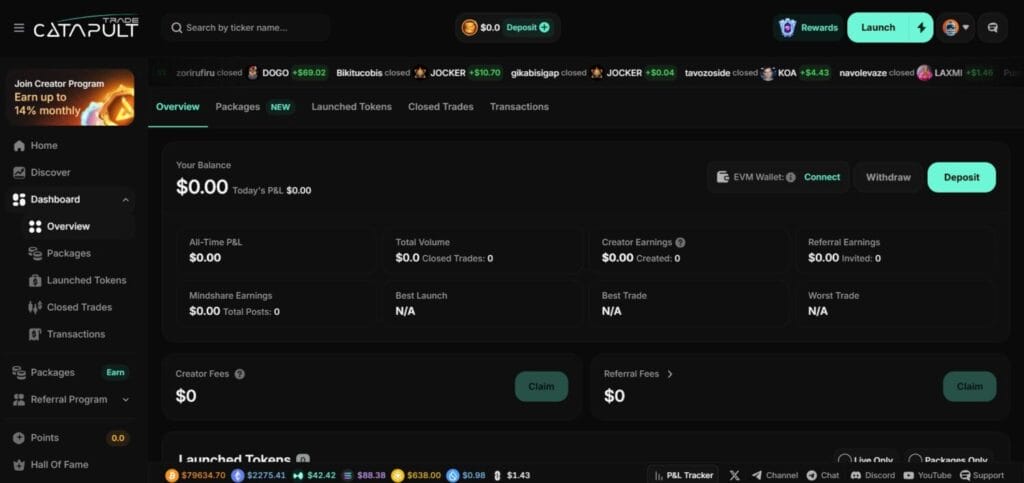 How To Launch A Token On Catapult Trade