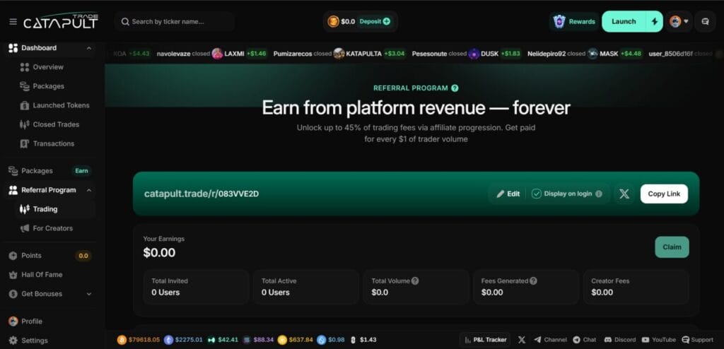 How To Launch A Token On Catapult Trade