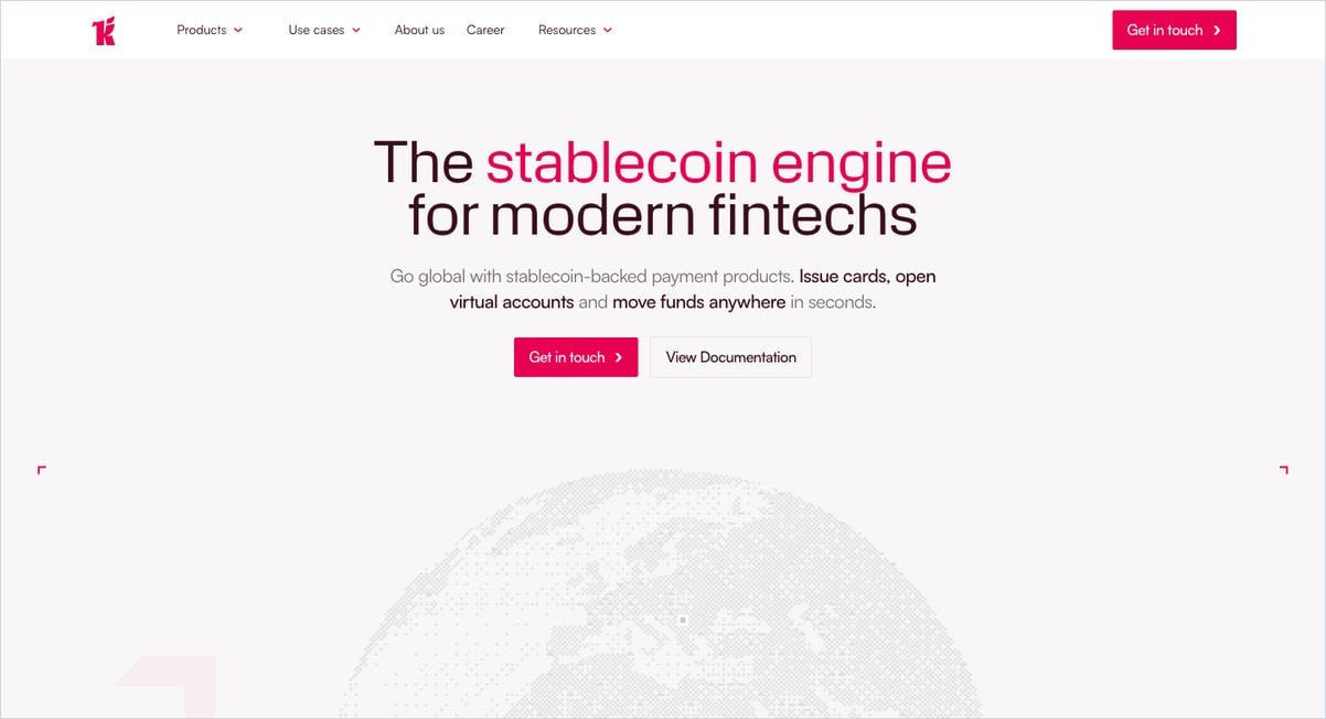 Kulipa Review: Stablecoin Card Infrastructure For Fintechs 2 Kulipa Homepage Hero Reading The Stablecoin Engine For Modern Fintechs