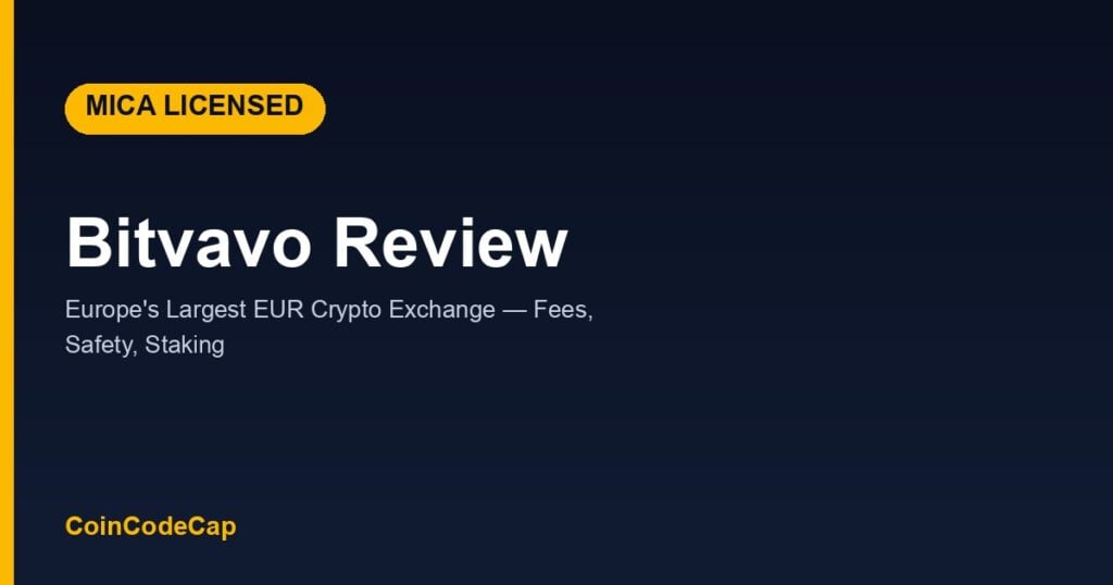 Bitvavo Review: Europe’s Largest EUR Crypto Exchange