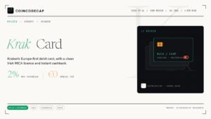 Krak Card Review By Coincodecap - Kraken Mica-Licensed Eu Debit Card