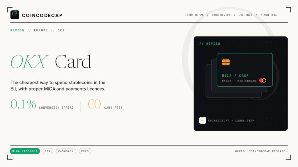 OKX Card Review: Stablecoin Spending in the EU