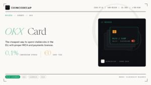 Okx Card Review By Coincodecap - Mica-Licensed Stablecoin Card For The Eu