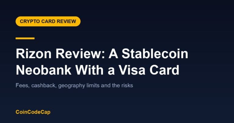 Rizon Review Cover: Stablecoin Neobank With A Visa Card