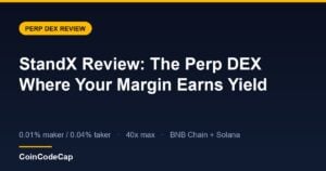 Standx Review: The Perp Dex Where Your Margin Earns Yield 3 Standx Perpetual Dex Review Cover Showing Fees, Leverage And Supported Chains