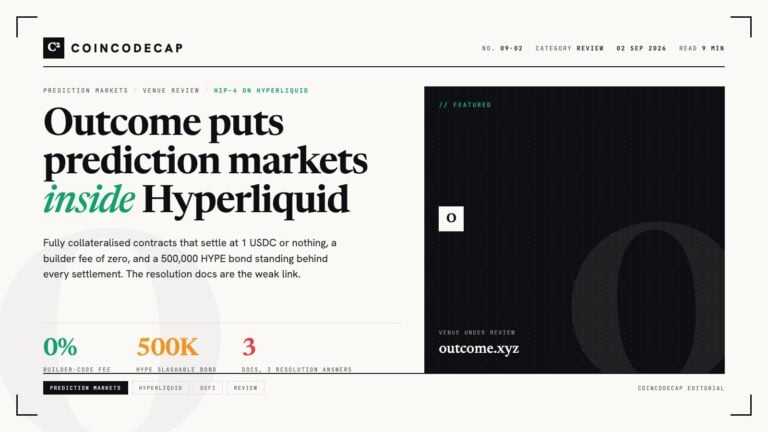 Outcome Prediction Markets On Hyperliquid: Zero Builder Fee, 500,000 Hype Bond, Three Conflicting Resolution Answers In The Docs