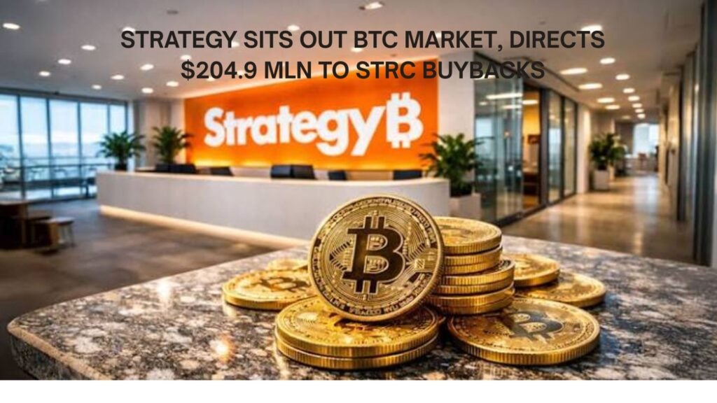 Strategy pauses BTC market, directs $204.9 Million to STRC buybacks