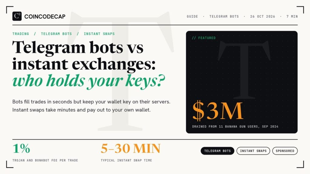 Telegram Trading Bots vs Instant Exchanges: Speed and Risk