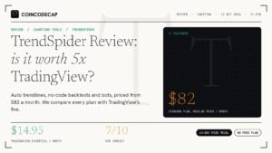 Trendspider Review: Pricing And Tradingview Compared 3 Trendspider Review Cover Comparing Its $82 Standard Plan With Tradingview Essential At $14.95